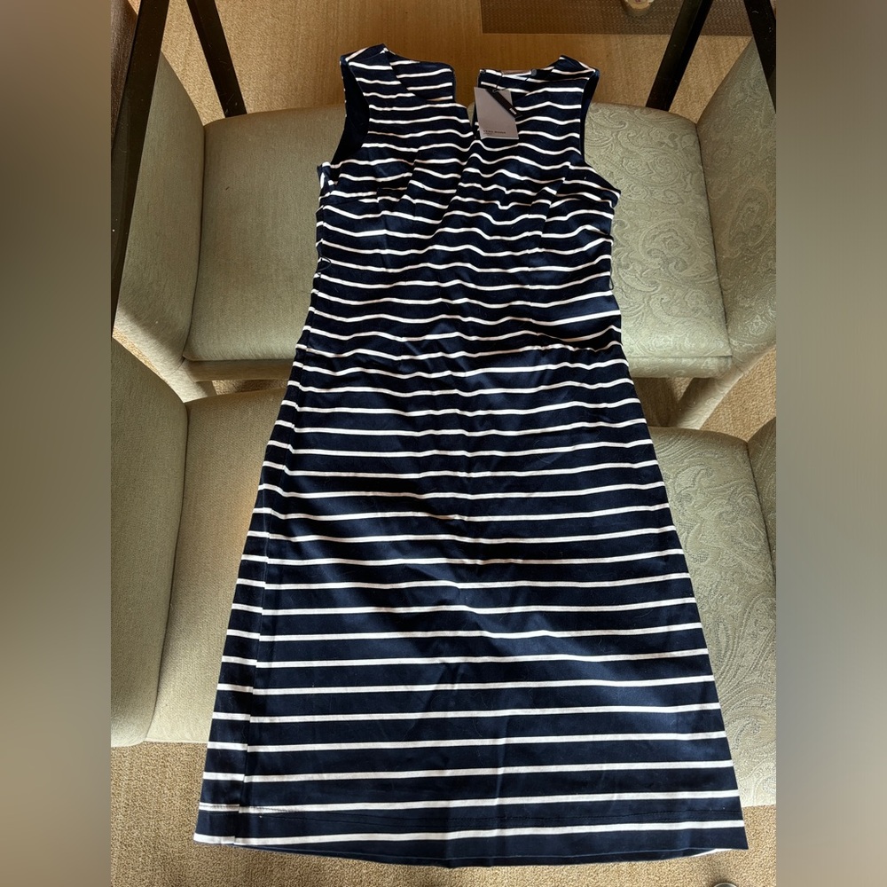 Never worn, tag still on -> Vero Moda blue and white stripped dress